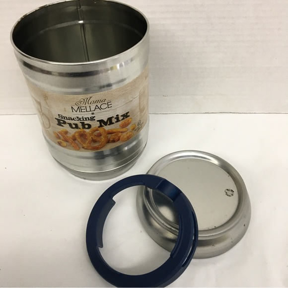 Barrel Pub Mix Tin Only- “TIN ONLY” Mama Mellace snacking Pub Mix Tin pre-owned - Picture 15 of 16